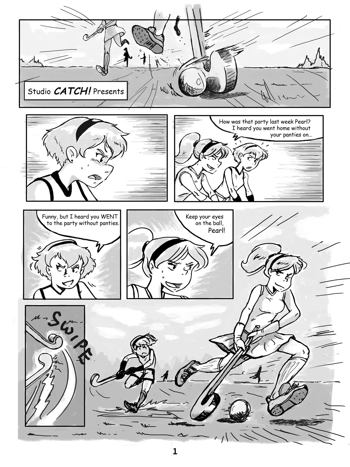 Hockey, Love, & GUTS! – Chapter 1 – Page 1 Hockey, Love, & GUTS! – Chapter 1 – Page 1