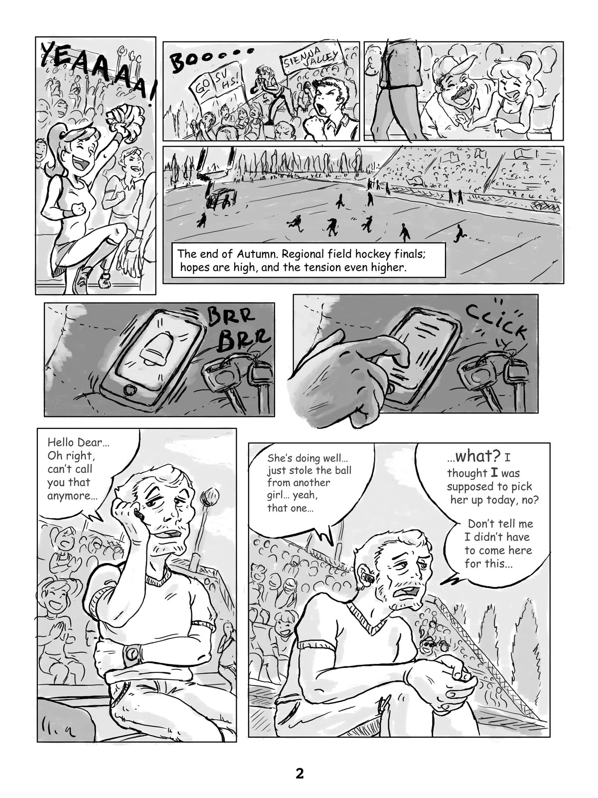 Hockey, Love, & GUTS! – Chapter 1 – Page 2 Hockey, Love, & GUTS! – Chapter 1 – Page 2