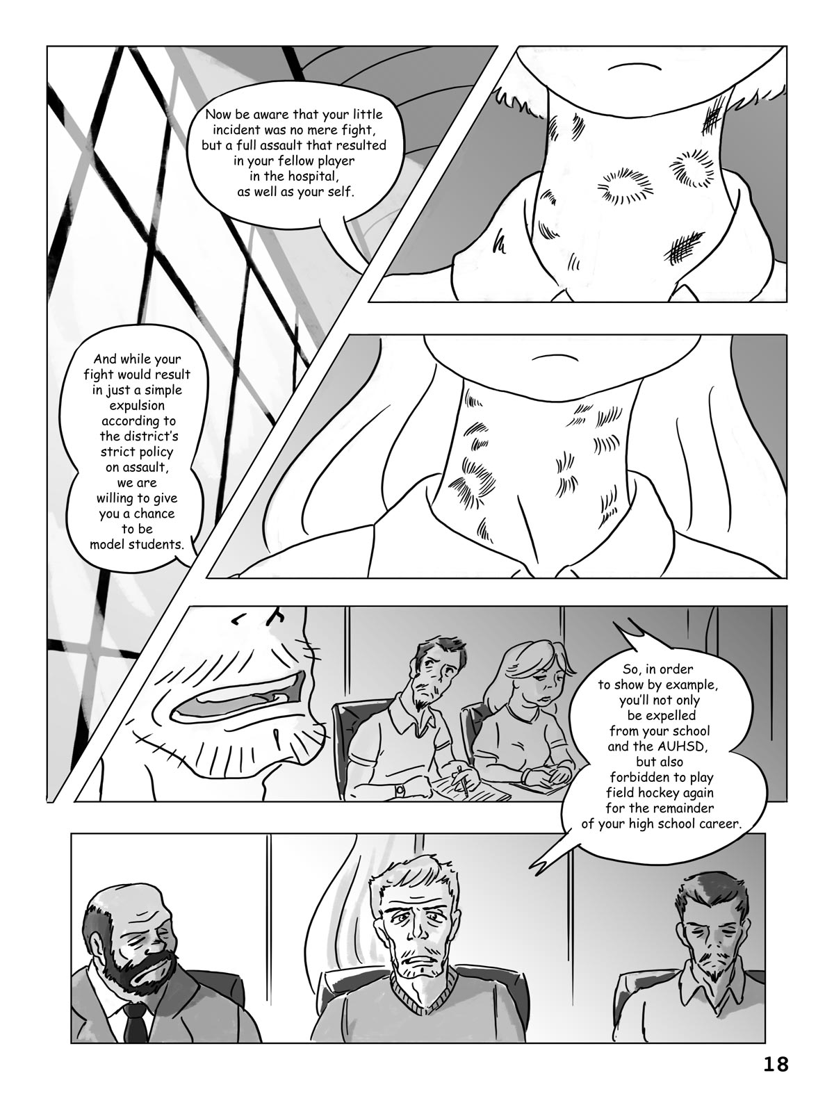 Hockey, Love, & GUTS! – Chapter 2 – Page 18