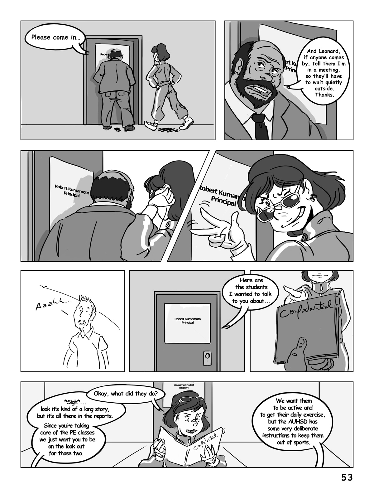 Hockey, Love, & GUTS! – Chapter 4 – Page 53