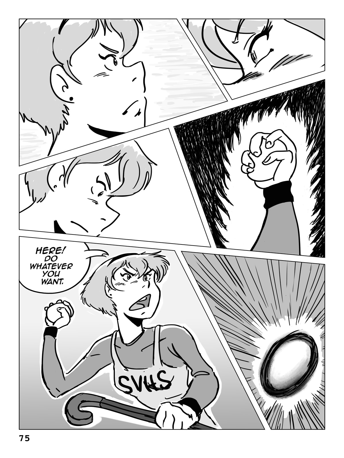 Hockey, Love, & GUTS! – Chapter 5 – Page 75
