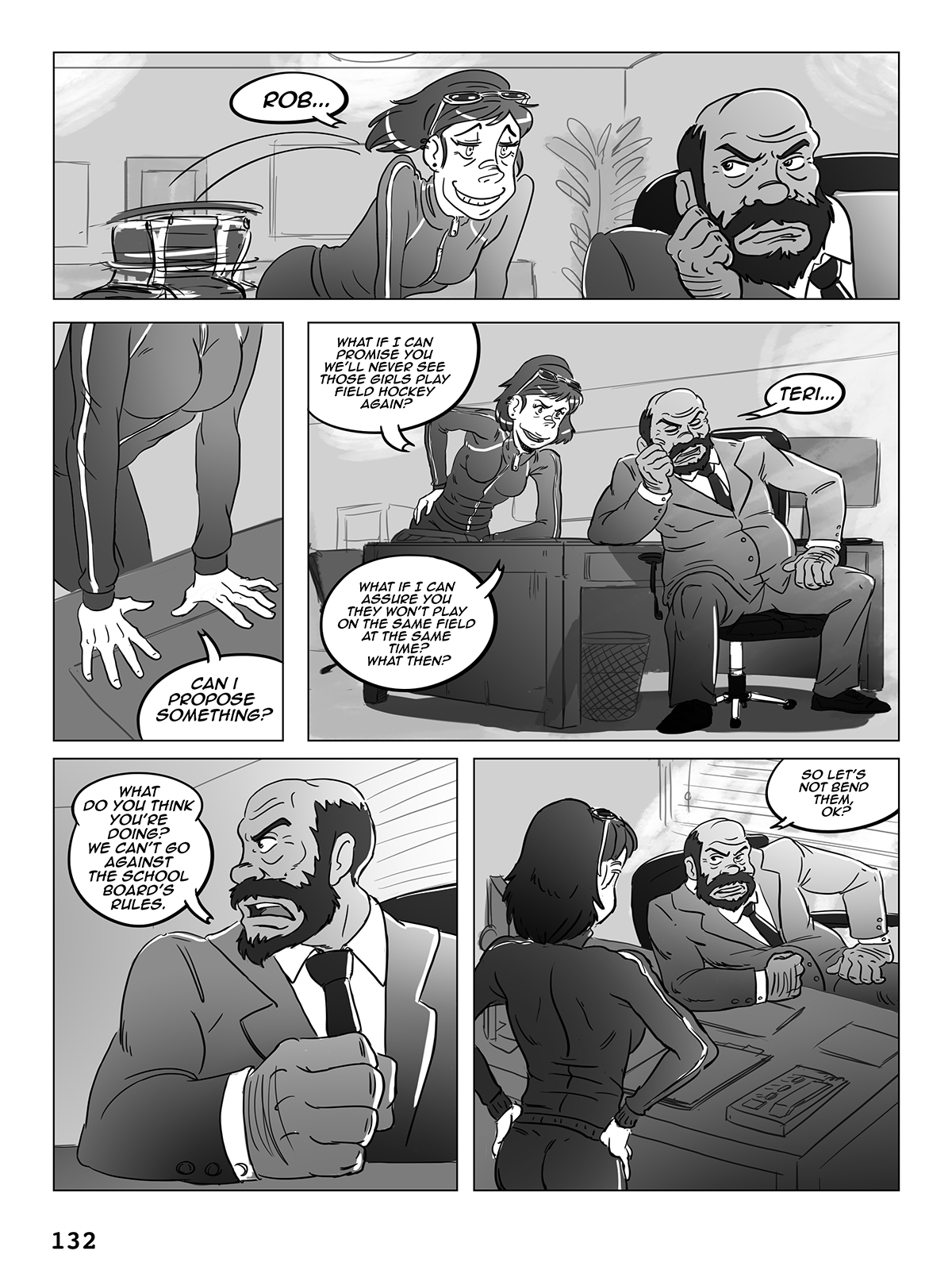 Hockey, Love, & GUTS! – Chapter 6 – Page 132
